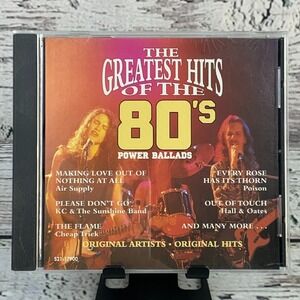 The Greatest Hits Of The 80's -‎ Power Ballads [1994 CD] Compilation
